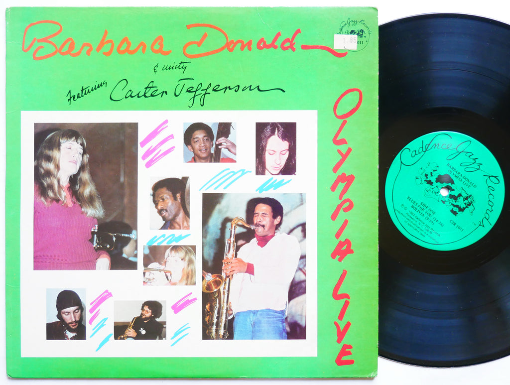 BARBARA DONALD & UNITY Olympia Live LP CADENCE JAZZ RECORDS CJR 1011 US 1982