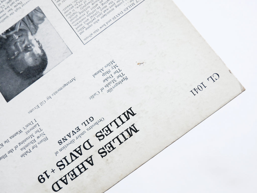 MILES DAVIS + 19 Miles Ahead LP COLUMBIA CL 1041 US 1957 6-EYE DG MONO Gil Evans