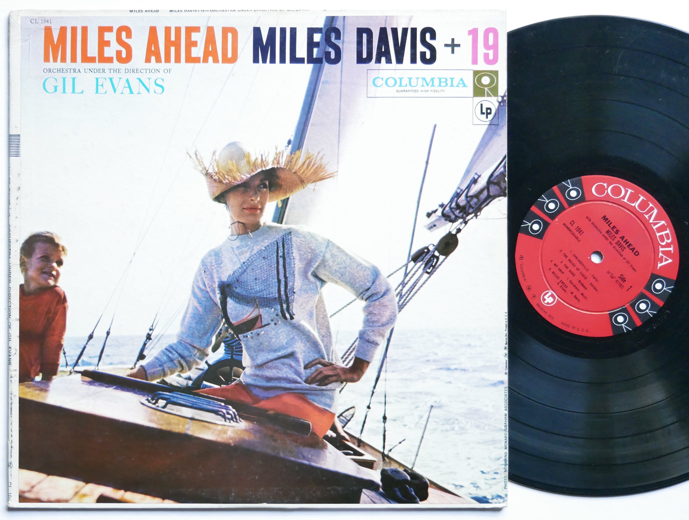 MILES DAVIS + 19 Miles Ahead LP COLUMBIA CL 1041 US 1957 6-EYE DG MONO Gil Evans