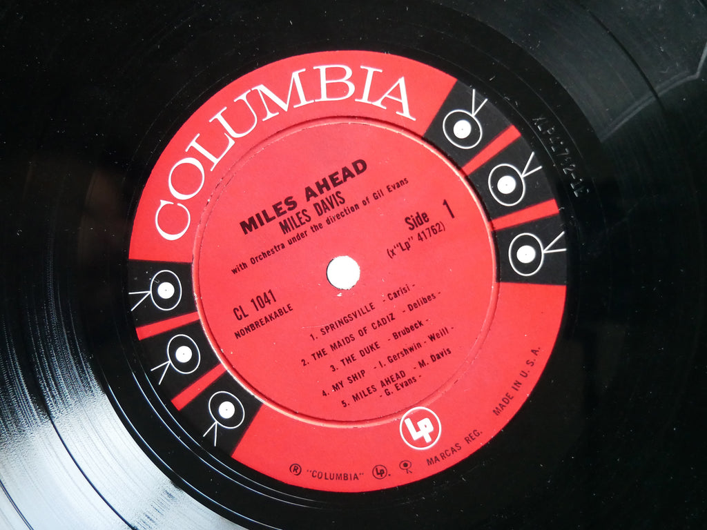 MILES DAVIS + 19 Miles Ahead LP COLUMBIA CL 1041 US 1957 6-EYE DG MONO Gil Evans