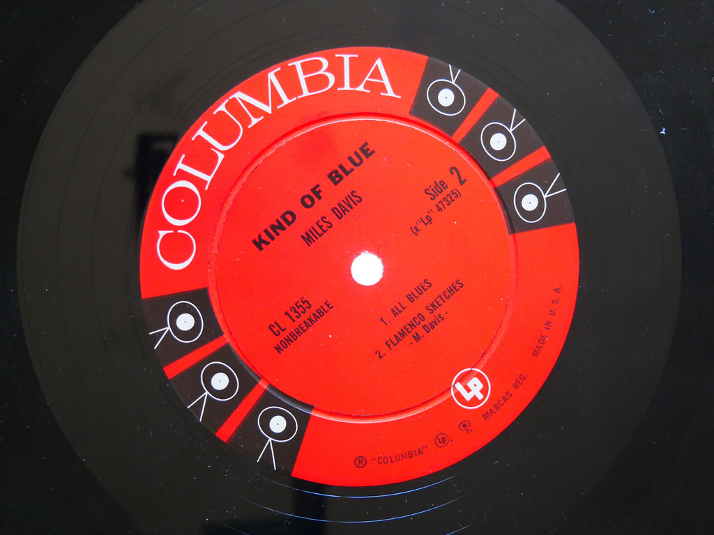 MILES DAVIS Kind Of Blue LP COLUMBIA CL 1355 DG MONO John Coltrane Bill Evans