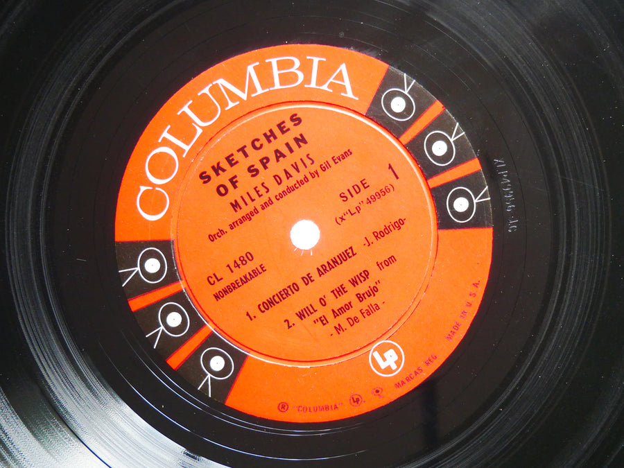 MILES DAVIS Sketches Of Spain LP COLUMBIA CL 1480 US 1960 6-EYE DG MONO JAZZ
