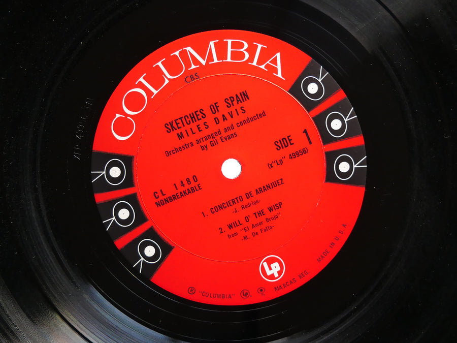 MILES DAVIS Sketches Of Spain LP COLUMBIA CL 1480 US 1961 MONO 6-EYE Gil Evans