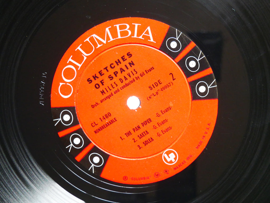 MILES DAVIS Sketches Of Spain LP COLUMBIA CL 1480 US 1960 6-EYE DG MONO JAZZ