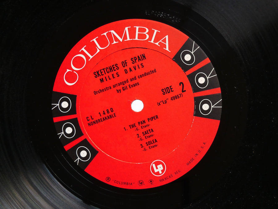 MILES DAVIS Sketches Of Spain LP COLUMBIA CL 1480 US 1961 MONO 6-EYE Gil Evans