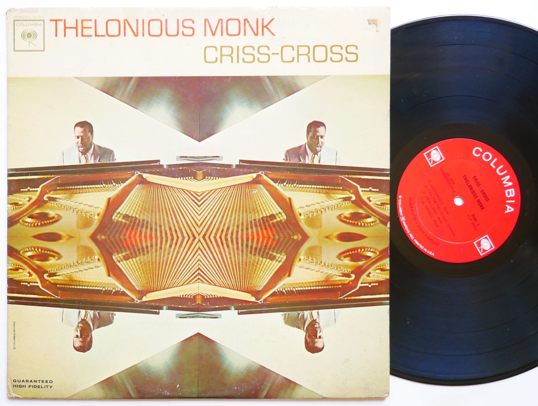 THELONIOUS MONK Criss-Cross LP COLUMBIA CL 2038 US 1963 2-EYE MONO Charlie Rouse