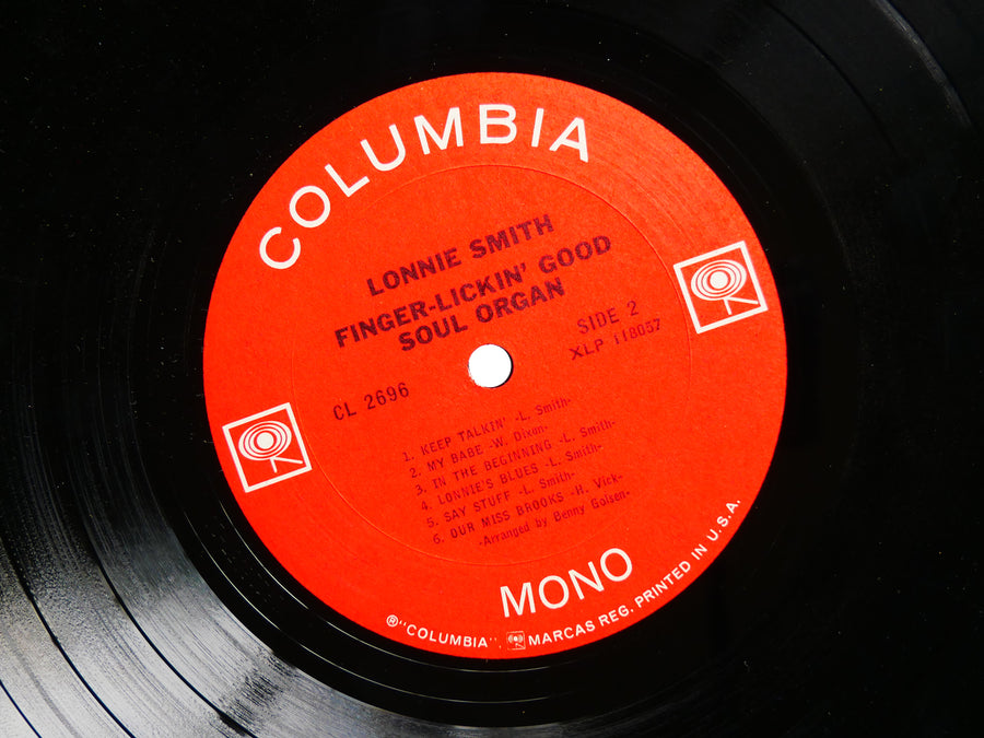 LONNIE SMITH Finger-Lickin' Good Soul Organ LP COLUMBIA CL 2696 US 1967 MONO