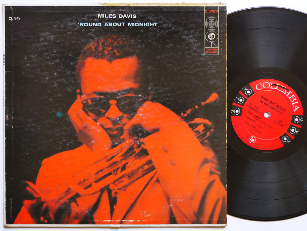 MILES DAVIS 'Round About Midnight LP COLUMBIA CL 949 US 1957 MONO John Coltrane