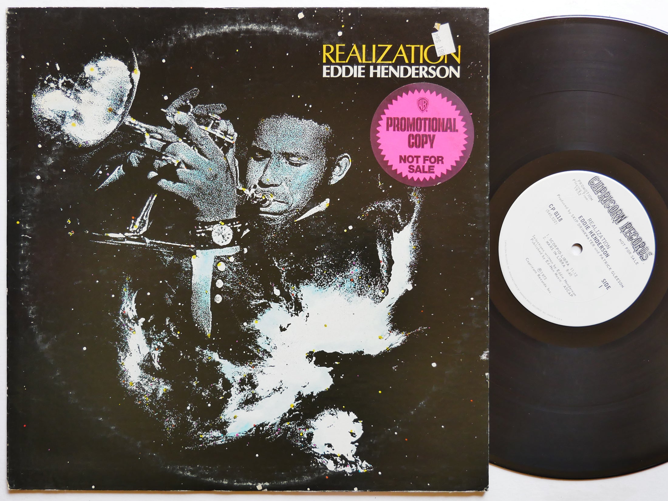 EDDIE HENDERSON Realization LP CAPRICORN CP 0118 US 1973 Herbie Hancock PROMO