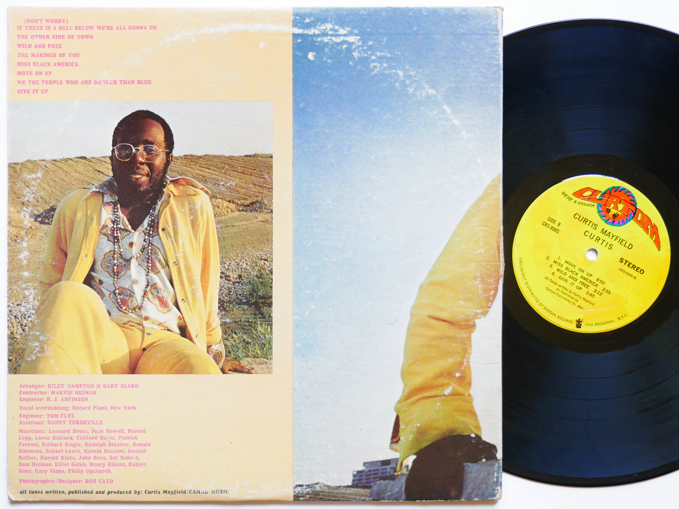 CURTIS MAYFIELD Curtis LP CURTOM CRS 8005 US 1970 Soul Funk