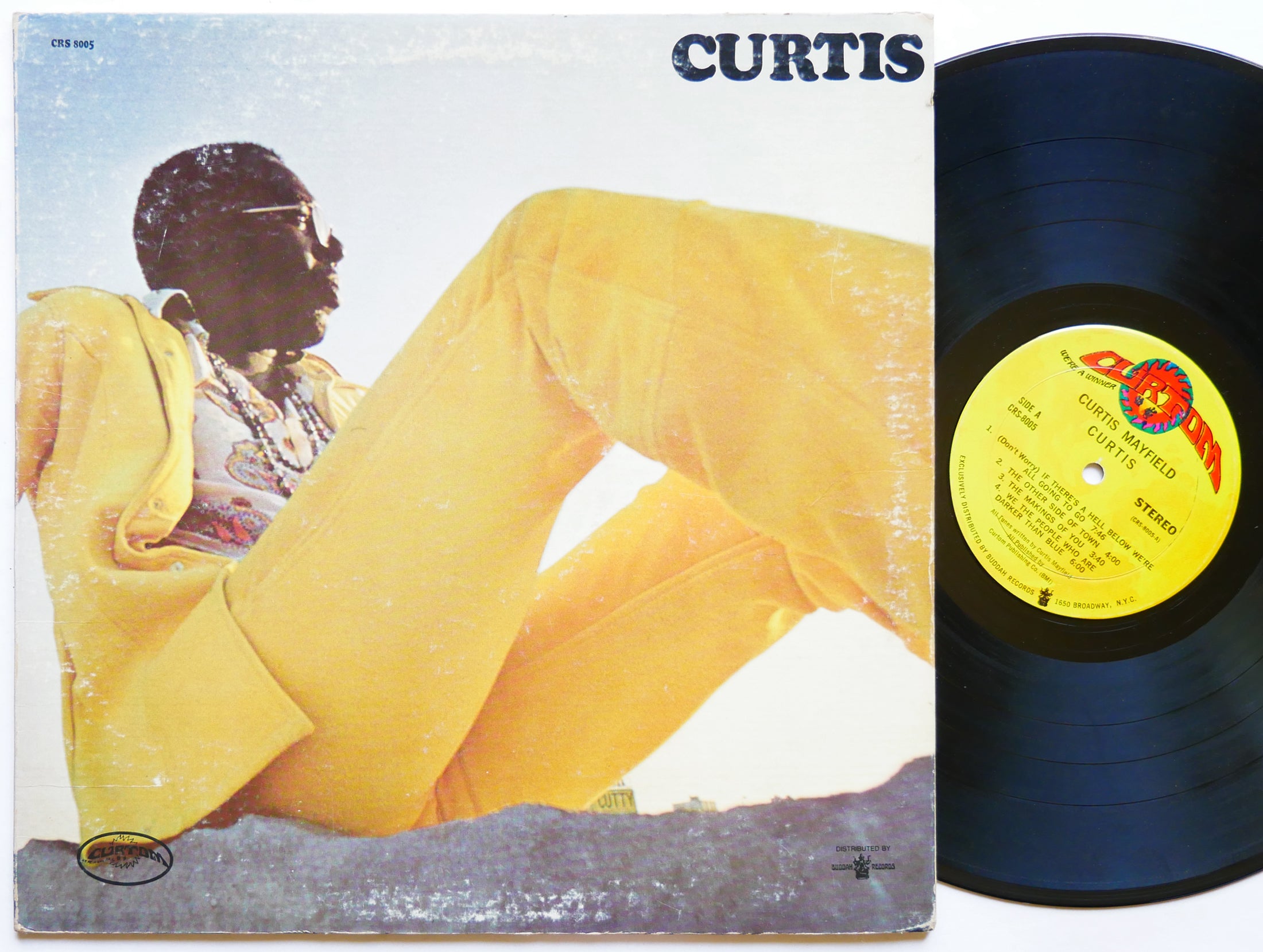 CURTIS MAYFIELD Curtis LP CURTOM CRS 8005 US 1970 Soul Funk