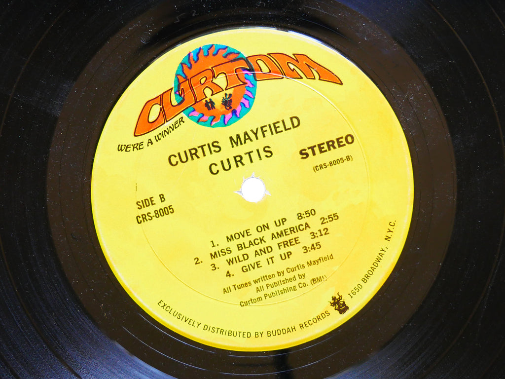 CURTIS MAYFIELD Curtis LP CURTOM CRS 8005 US 1970 Soul Funk