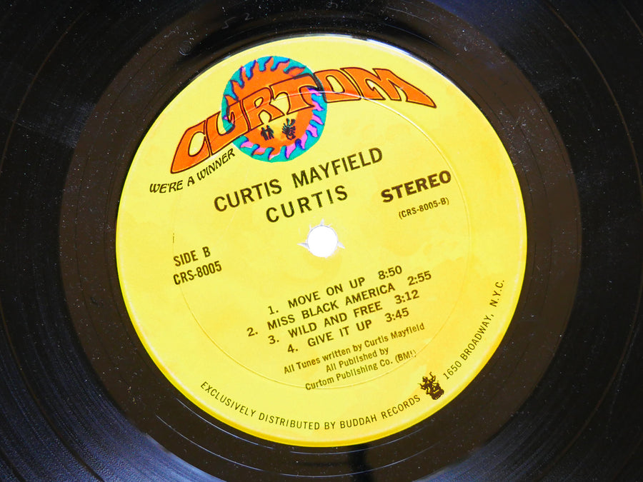 CURTIS MAYFIELD Curtis LP CURTOM CRS 8005 US 1970 Soul Funk