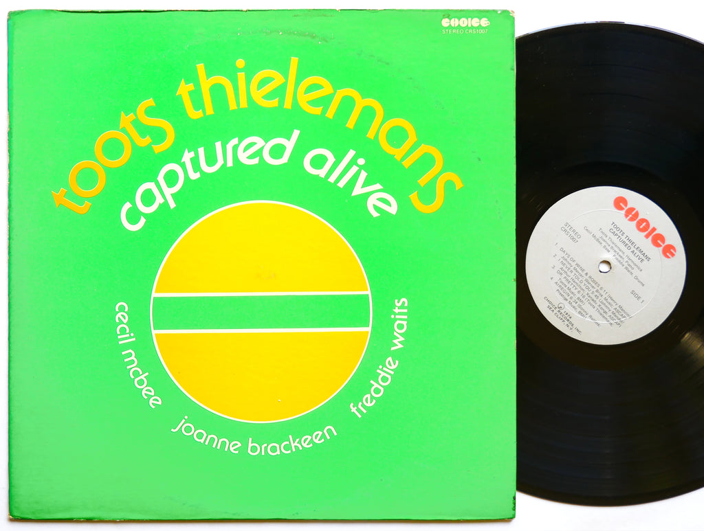 TOOTS THIELEMANS Captured Alive LP CHOICE CRS1007 US 1974 Cecil McBee