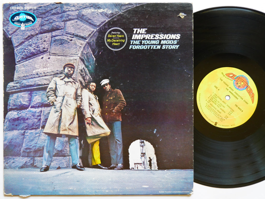THE IMPRESSIONS The Young Mods' Forgotten Story LP CURTOM CRS 8003 Orig US 1969
