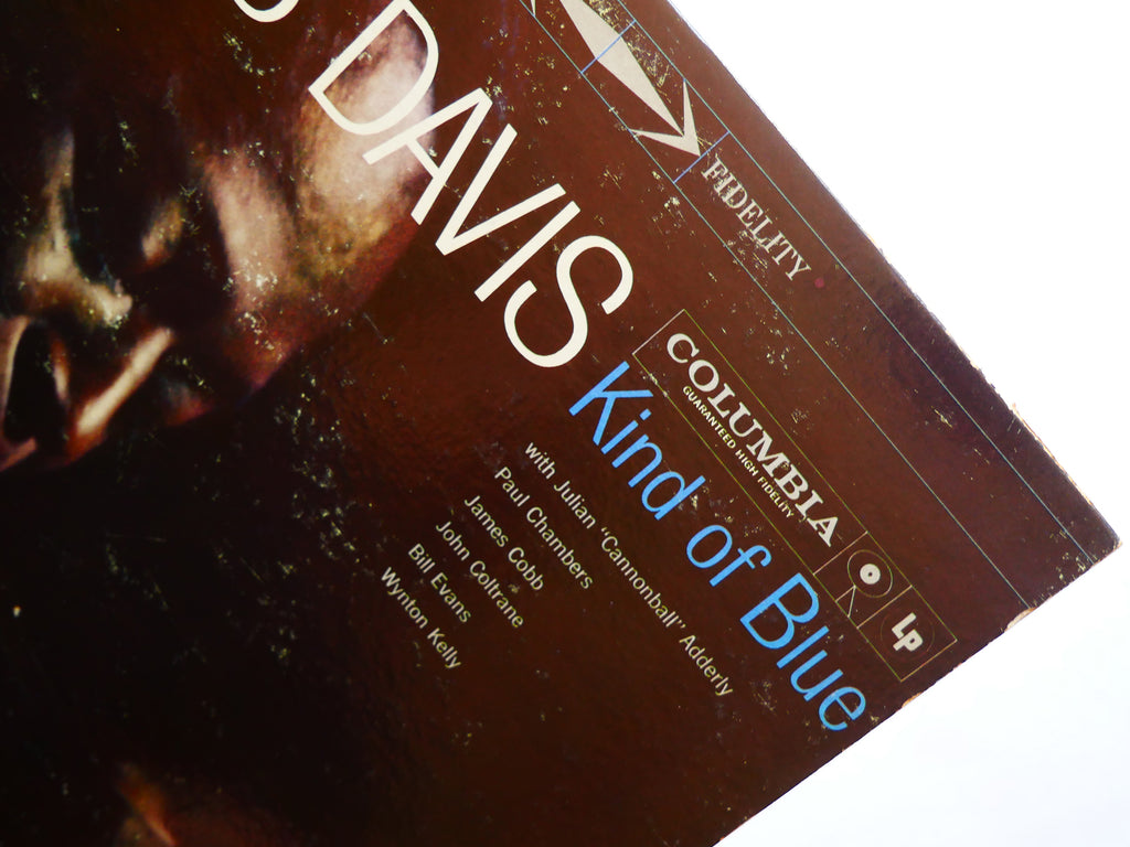 MILES DAVIS Kind Of Blue LP COLUMBIA CS 8163 US 1959 DG John Coltrane Bill Evans
