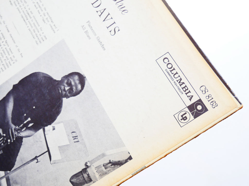 MILES DAVIS Kind Of Blue LP COLUMBIA CS 8163 US 1959 DG John Coltrane Bill Evans