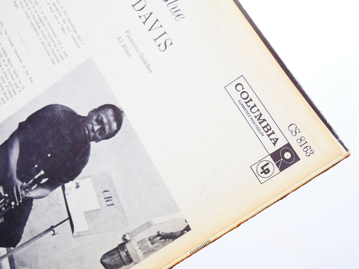 MILES DAVIS Kind Of Blue LP COLUMBIA CS 8163 US 1959 DG John Coltrane Bill Evans