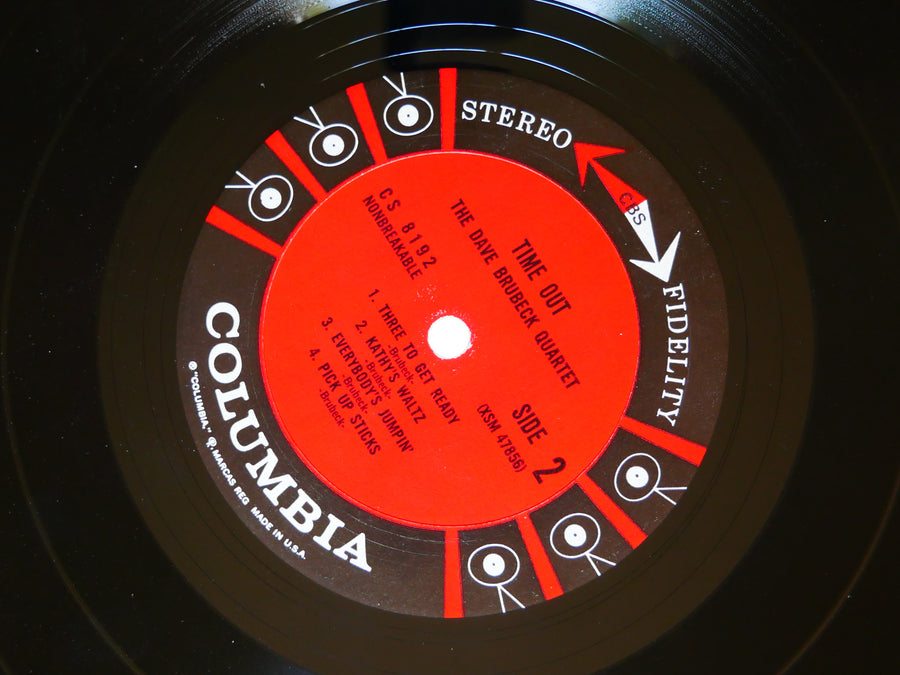 DAVE BRUBECK Quartet Time Out LP COLUMBIA CS 8192 US 1961 JAZZ 6-EYE Take Five
