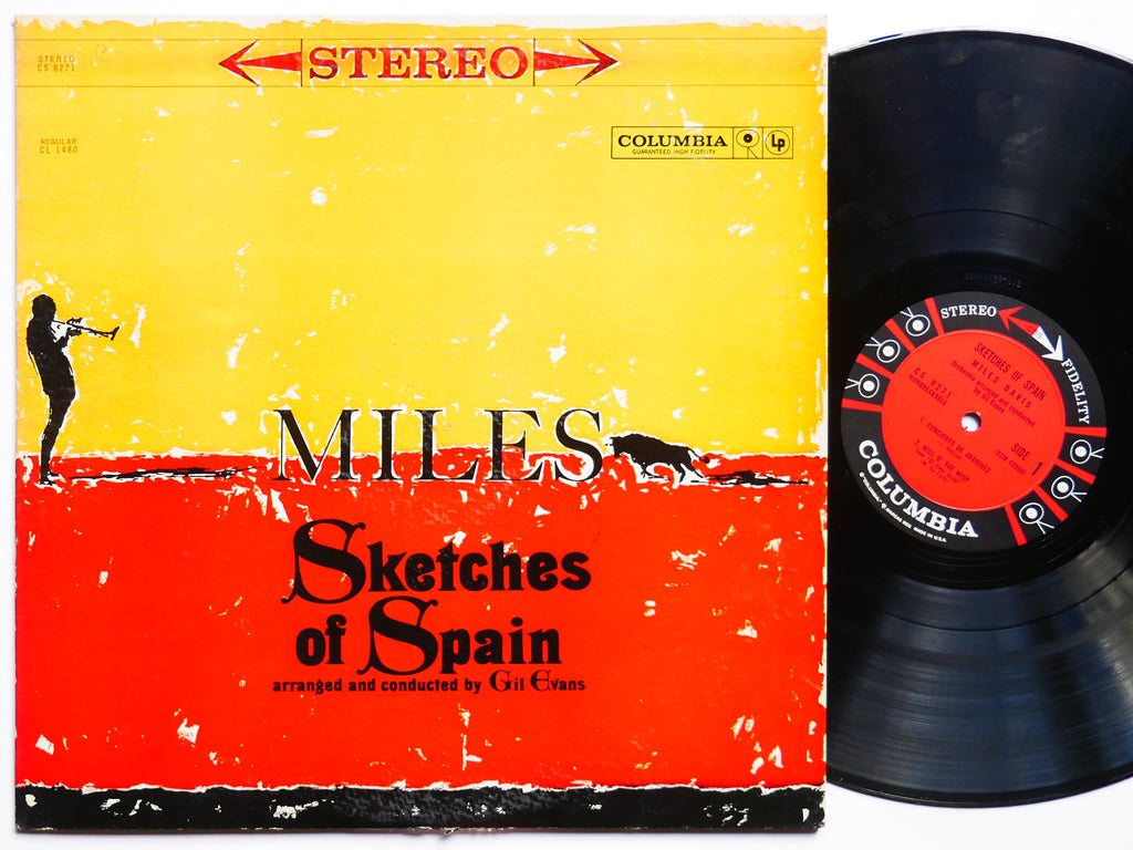 MILES DAVIS Sketches Of Spain LP COLUMBIA CS 8271 US 1961 JAZZ 6-EYE Gil Evans