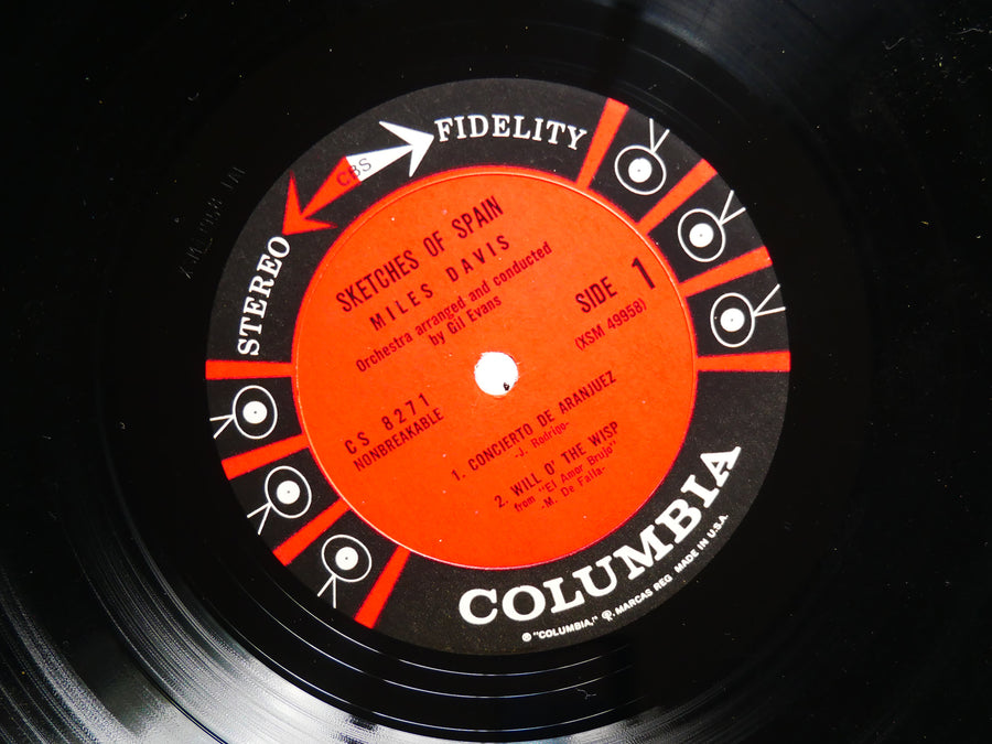 MILES DAVIS Sketches Of Spain LP COLUMBIA CS 8271 US 1961 JAZZ 6-EYE Gil Evans