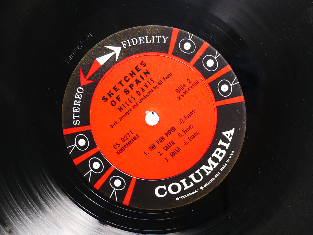 MILES DAVIS Sketches Of Spain LP COLUMBIA CS 8271 US 1961 JAZZ 6-EYE Gil Evans