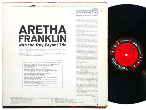 ARETHA FRANKLIN With The RAY BRYANT Combo LP COLUMBIA CS 8412 US 1961 DG ST