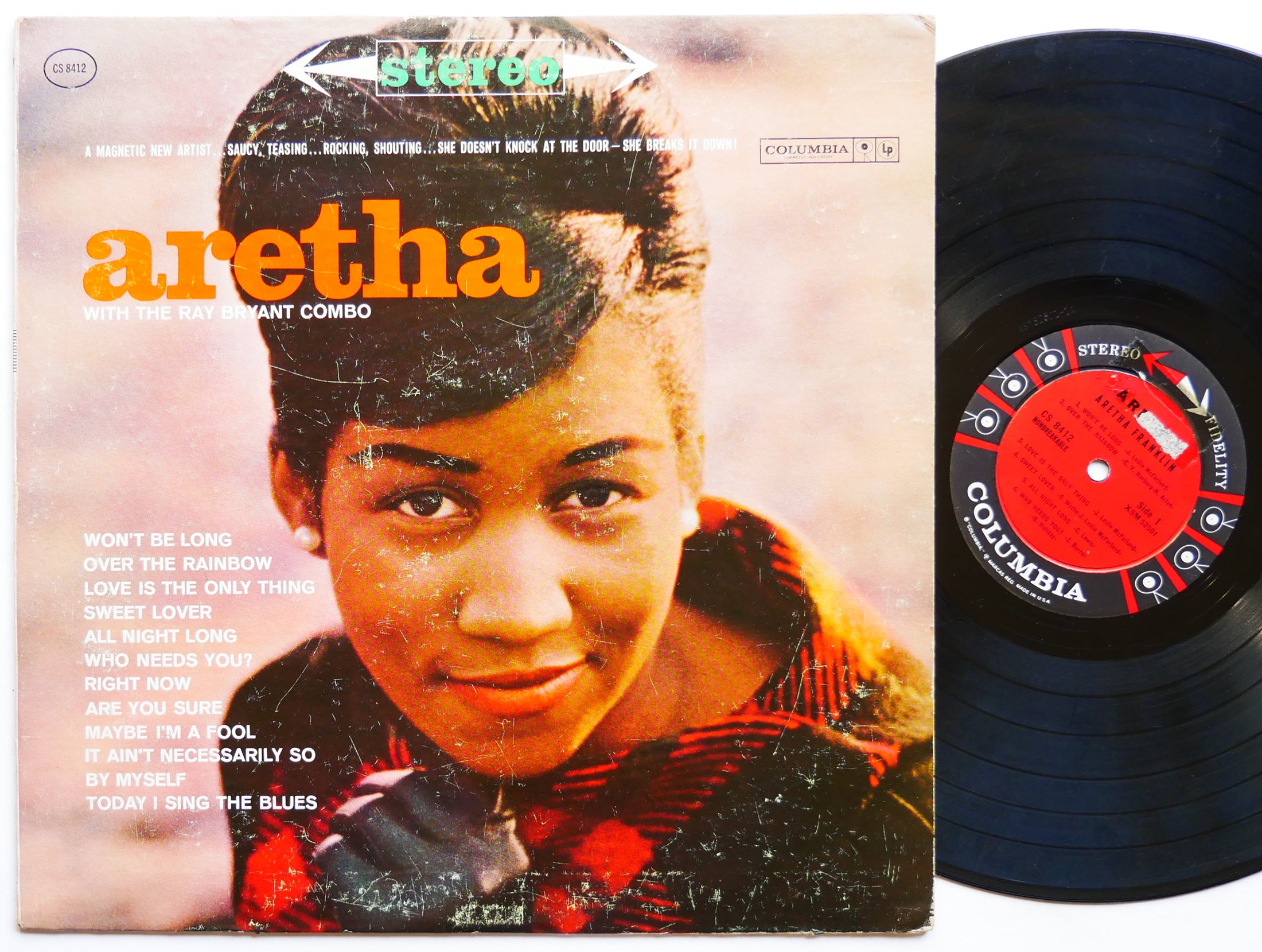 ARETHA FRANKLIN With The RAY BRYANT Combo LP COLUMBIA CS 8412 US 1961 DG ST