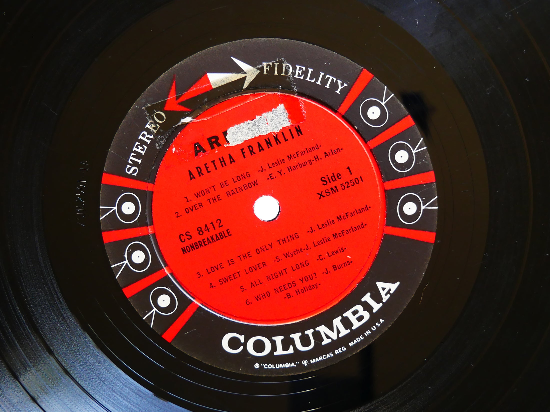 ARETHA FRANKLIN With The RAY BRYANT Combo LP COLUMBIA CS 8412 US 1961 DG ST