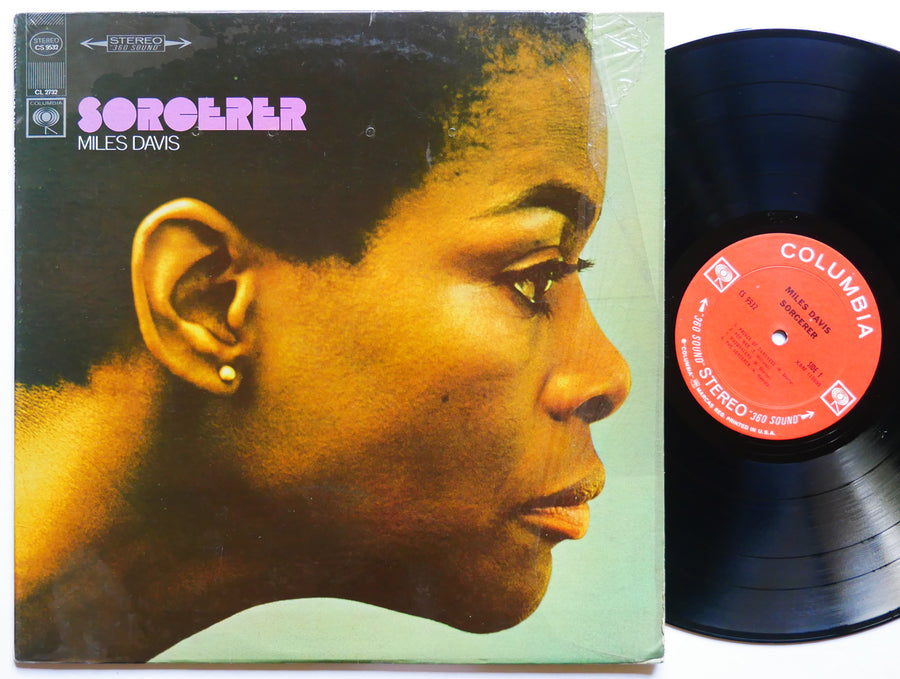 MILES DAVIS Sorcerer LP COLUMBIA CS 9532 2EYE Herbie Hancock Wayne Shorter CLEAN