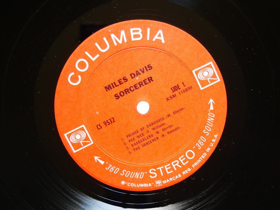 MILES DAVIS Sorcerer LP COLUMBIA CS 9532 2EYE Herbie Hancock Wayne Shorter CLEAN