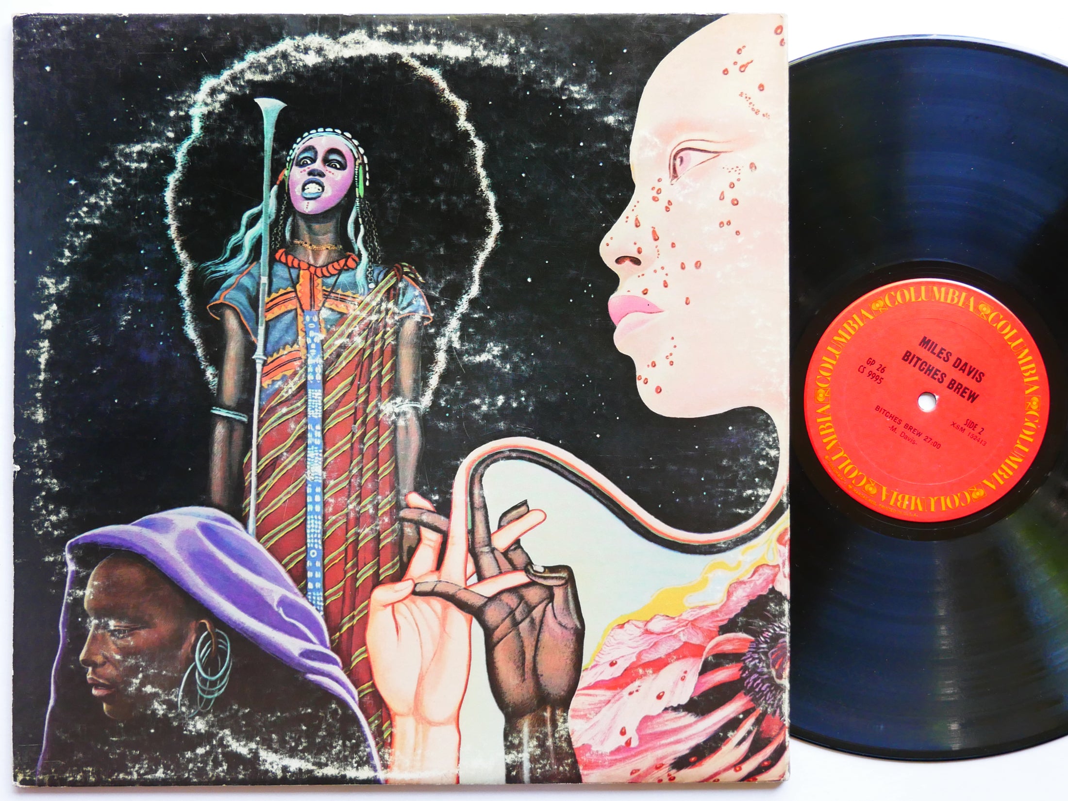 MILES DAVIS Bitches Brew 2 x LP COLUMBIA CS 9995 JAZZ Wayne Shorter Joe Zawinul