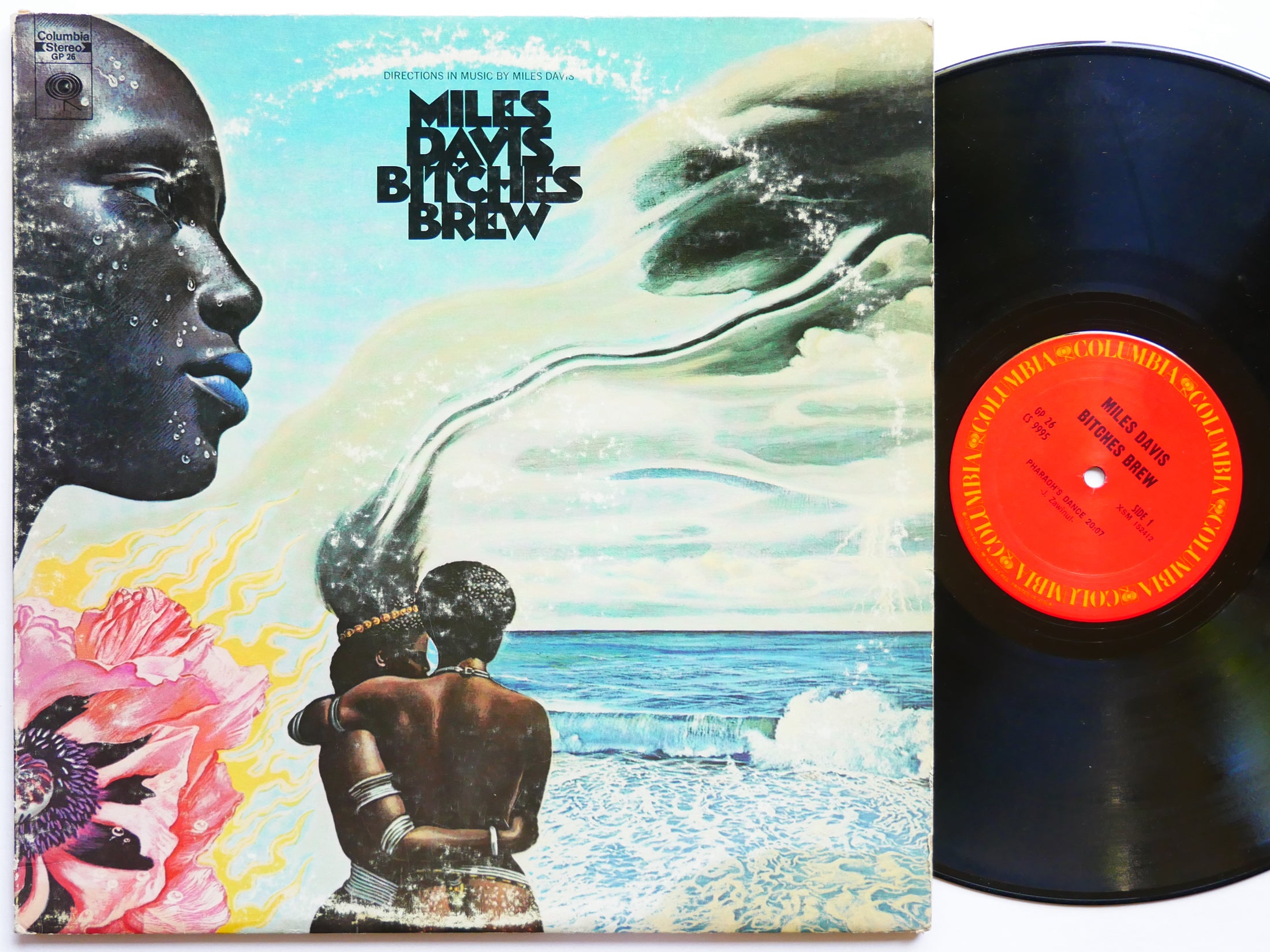 MILES DAVIS Bitches Brew 2 x LP COLUMBIA CS 9995 JAZZ Wayne Shorter Joe Zawinul