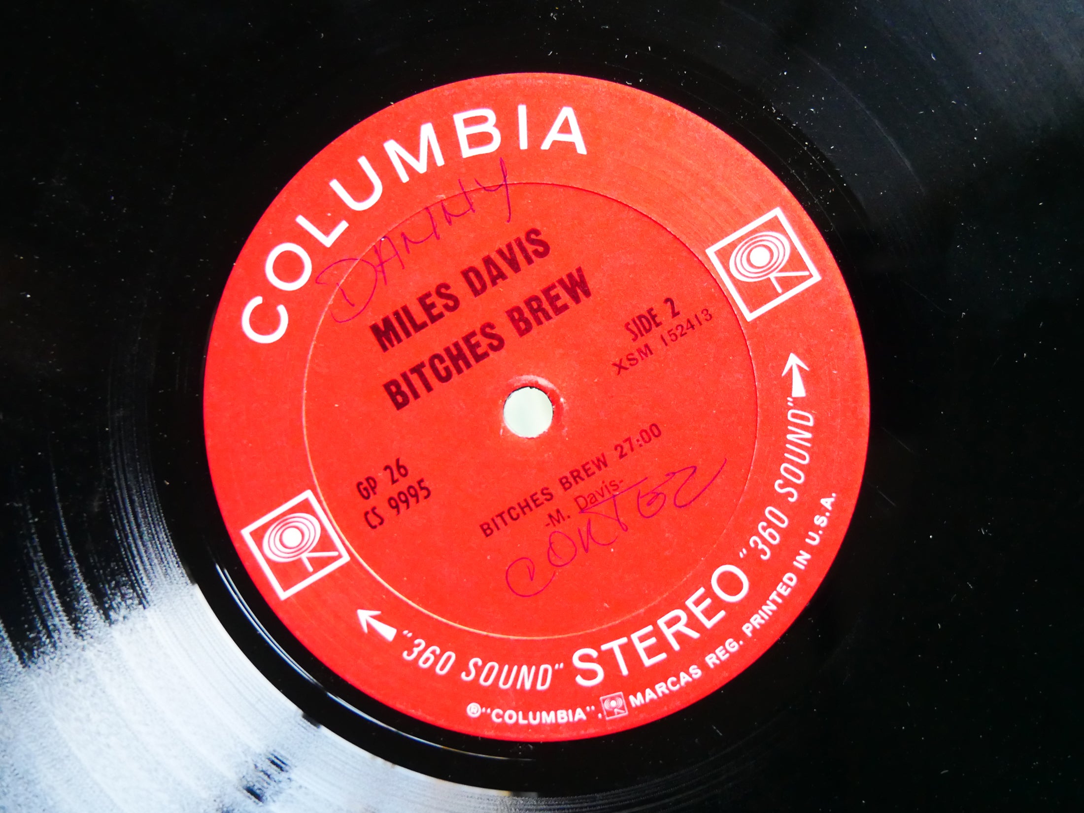 MILES DAVIS Bitches Brew LP COLUMBIA GP 26 2-EYE Wayne Shorter Bennie Maupin