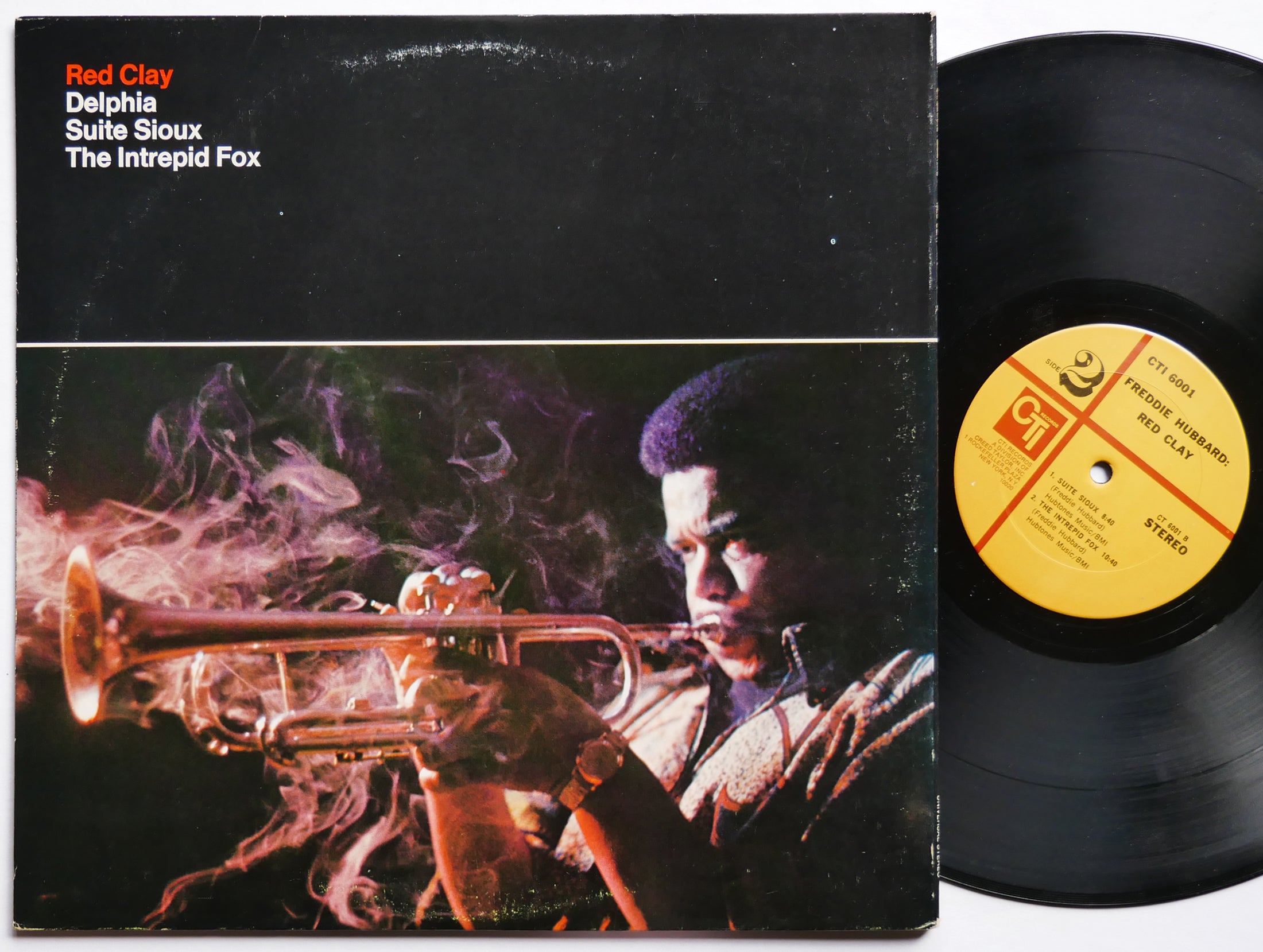 FREDDIE HUBBARD Red Clay LP CTI RECORDS CTI 6001 US 1972 RVG Joe Henderson VG+