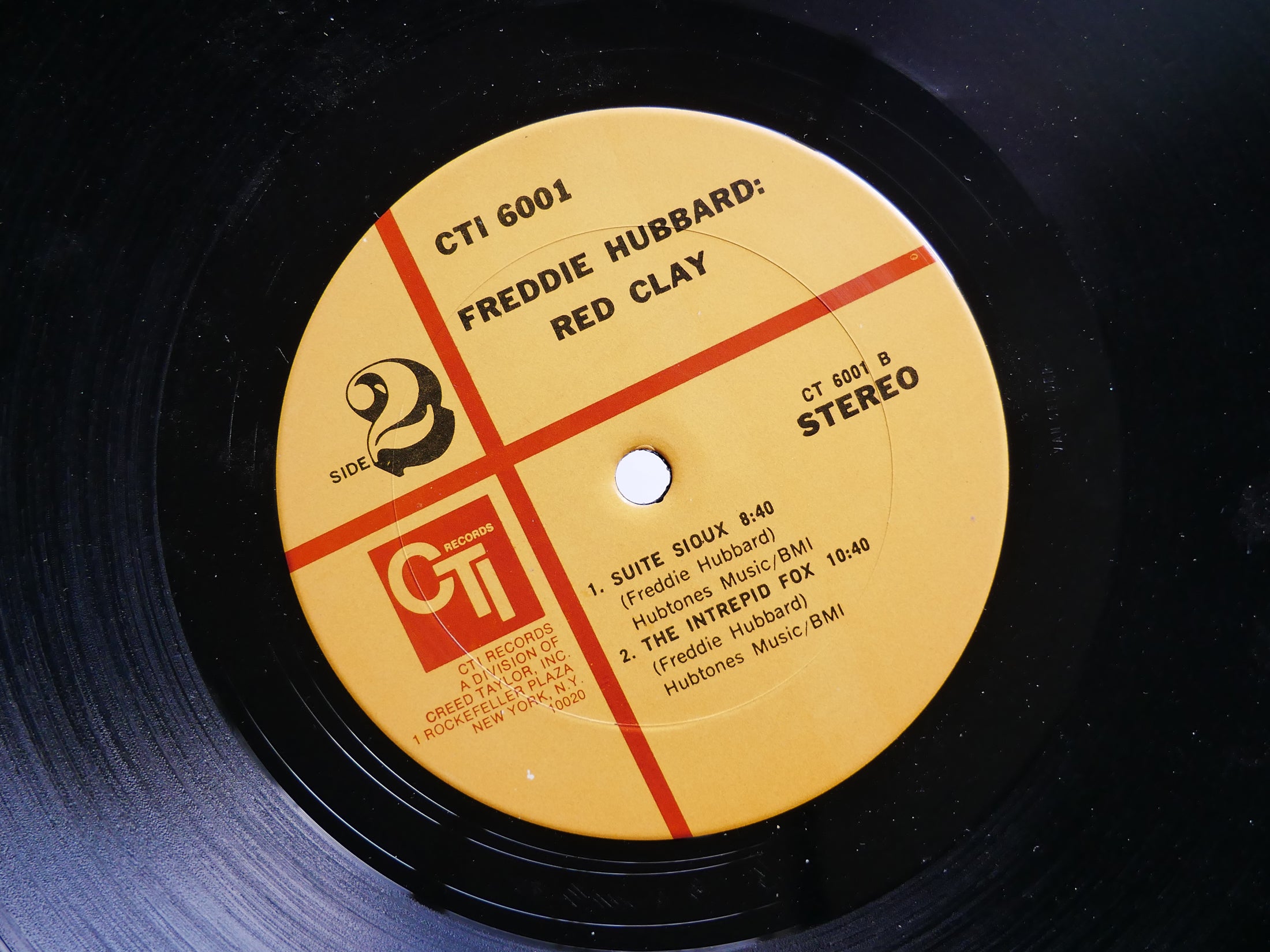 FREDDIE HUBBARD Red Clay LP CTI RECORDS CTI 6001 US 1972 RVG Joe Henderson VG+
