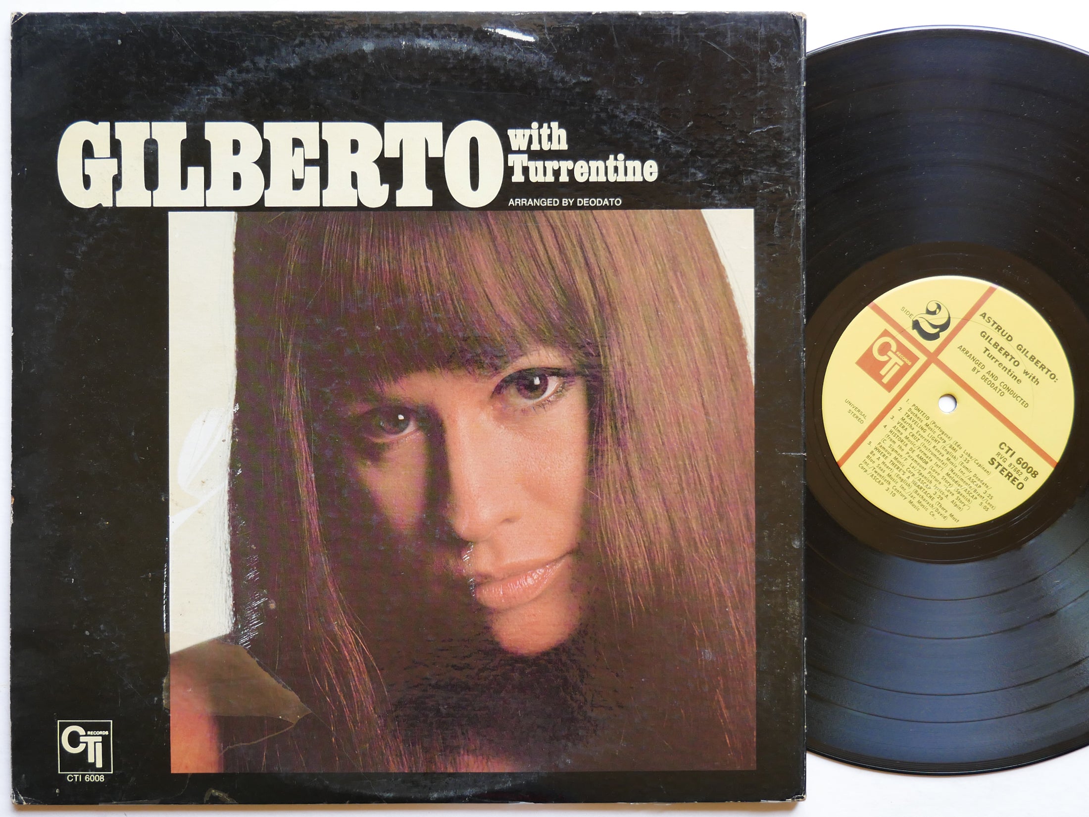 ASTRUD GILBERTO STANLEY TURRENTINE LP CTI 6008 US 1971 Dom Um Romao Ron Carter