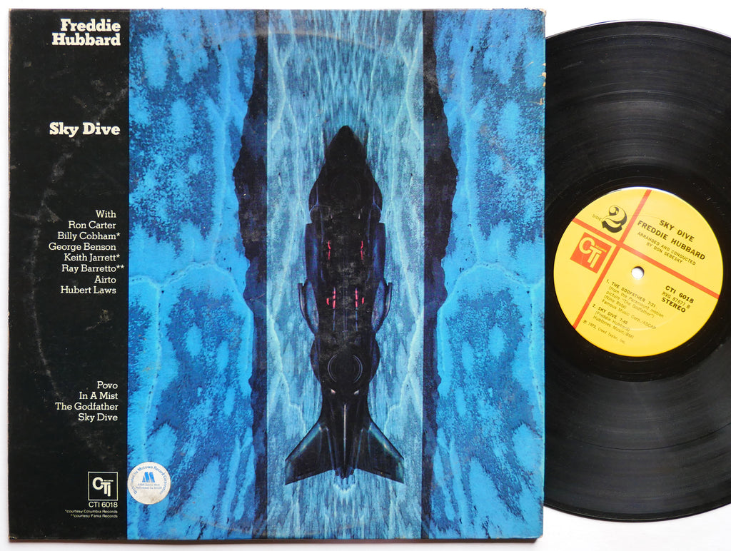 FREDDIE HUBBARD Sky Dive LP CTI 6018 US '72 Ron Carter Billy Cobham Ray Barretto