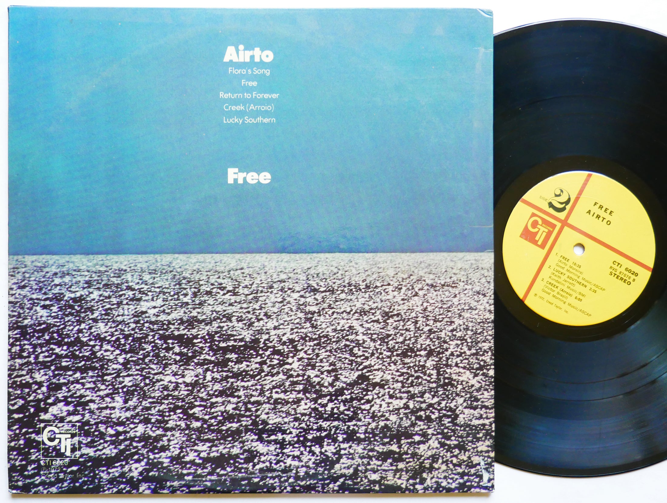 AIRTO Free LP CTI RECORDS CTI 6020 US 1972 RVG Ron Carter Keith Jarrett
