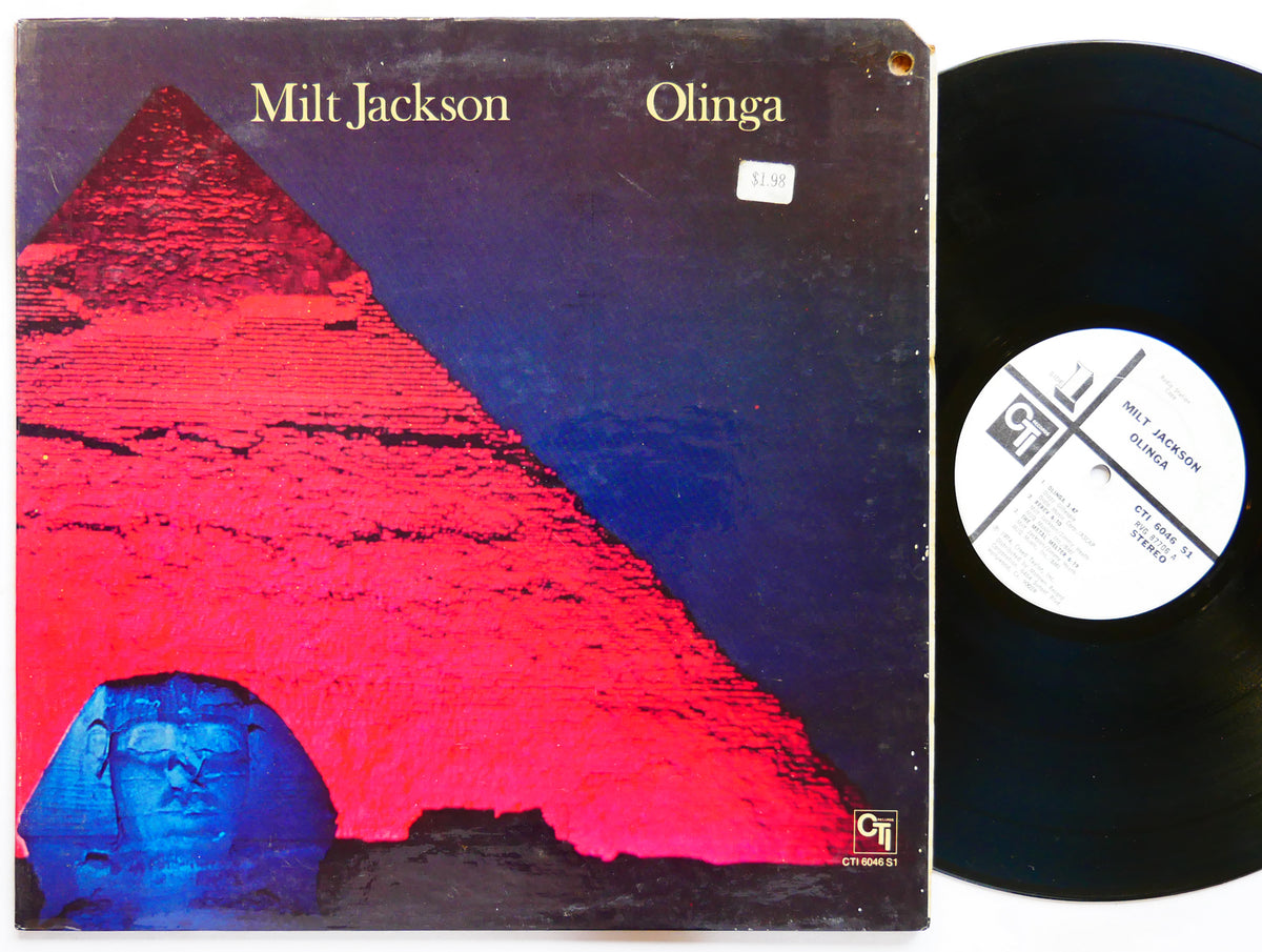 MILT JACKSON Olinga LP CTI 6046 S1 US 1974 Jazz Funk Jimmy Heath Cedar Walton