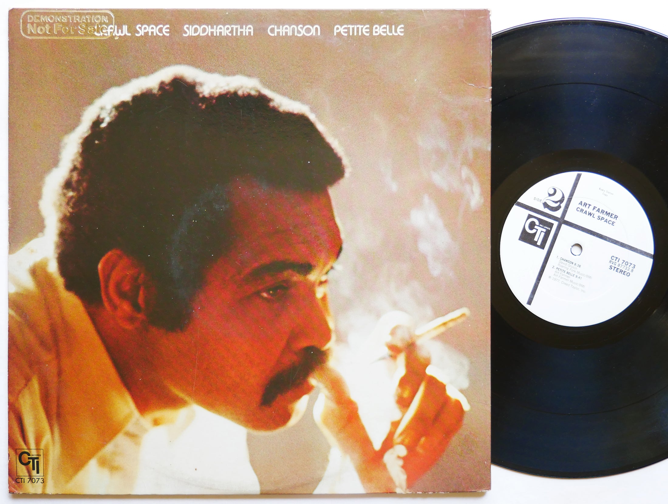 ART FARMER Crawl Space LP CTI RECORDS CTI 7073 US 1977 RVG PROMO Jeremy Steig