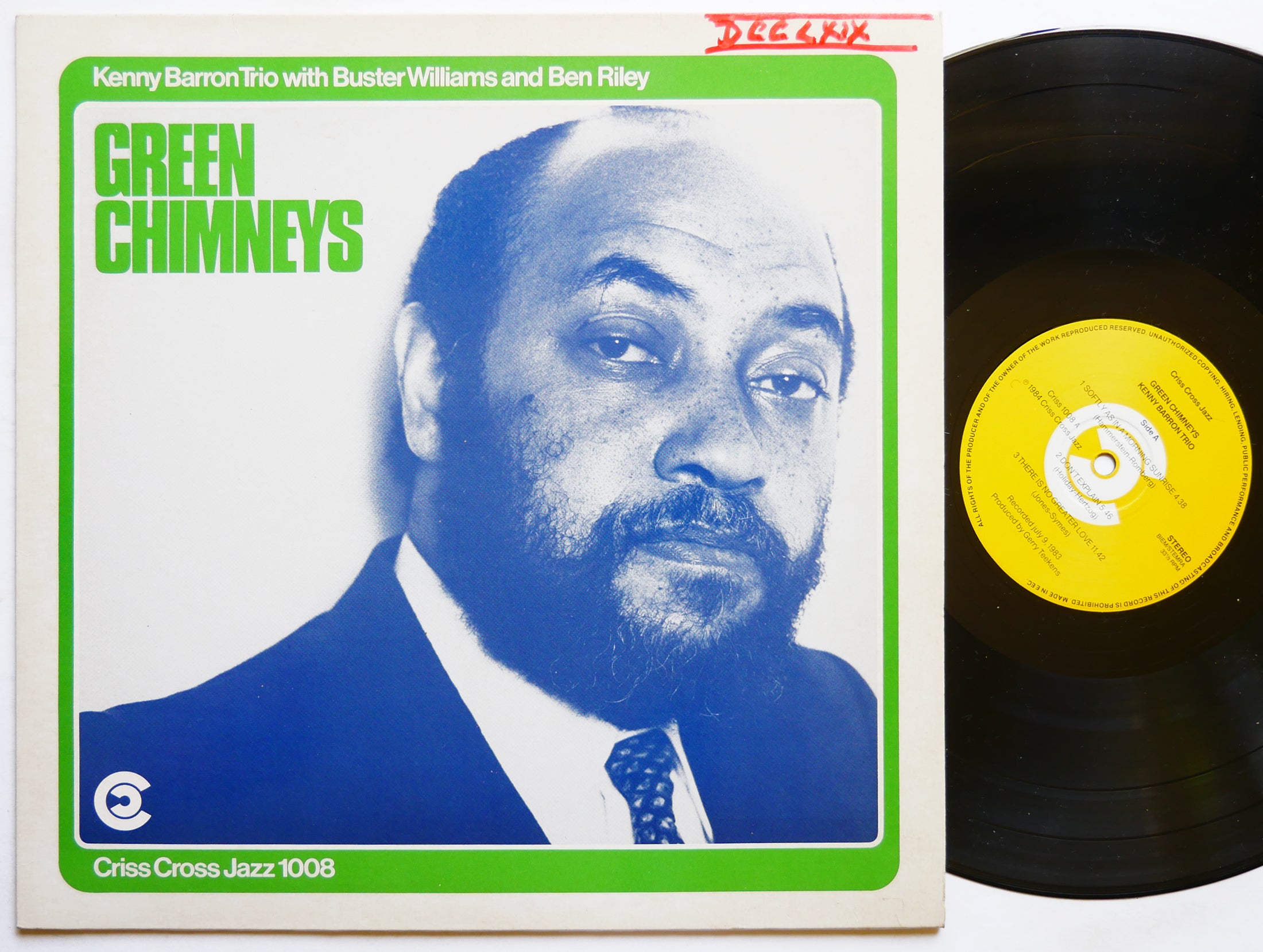 KENNY BARRON Trio BUSTER WILLIAMS LP Green Chimneys LP CRISS CROSS JAZZ 1008 NL