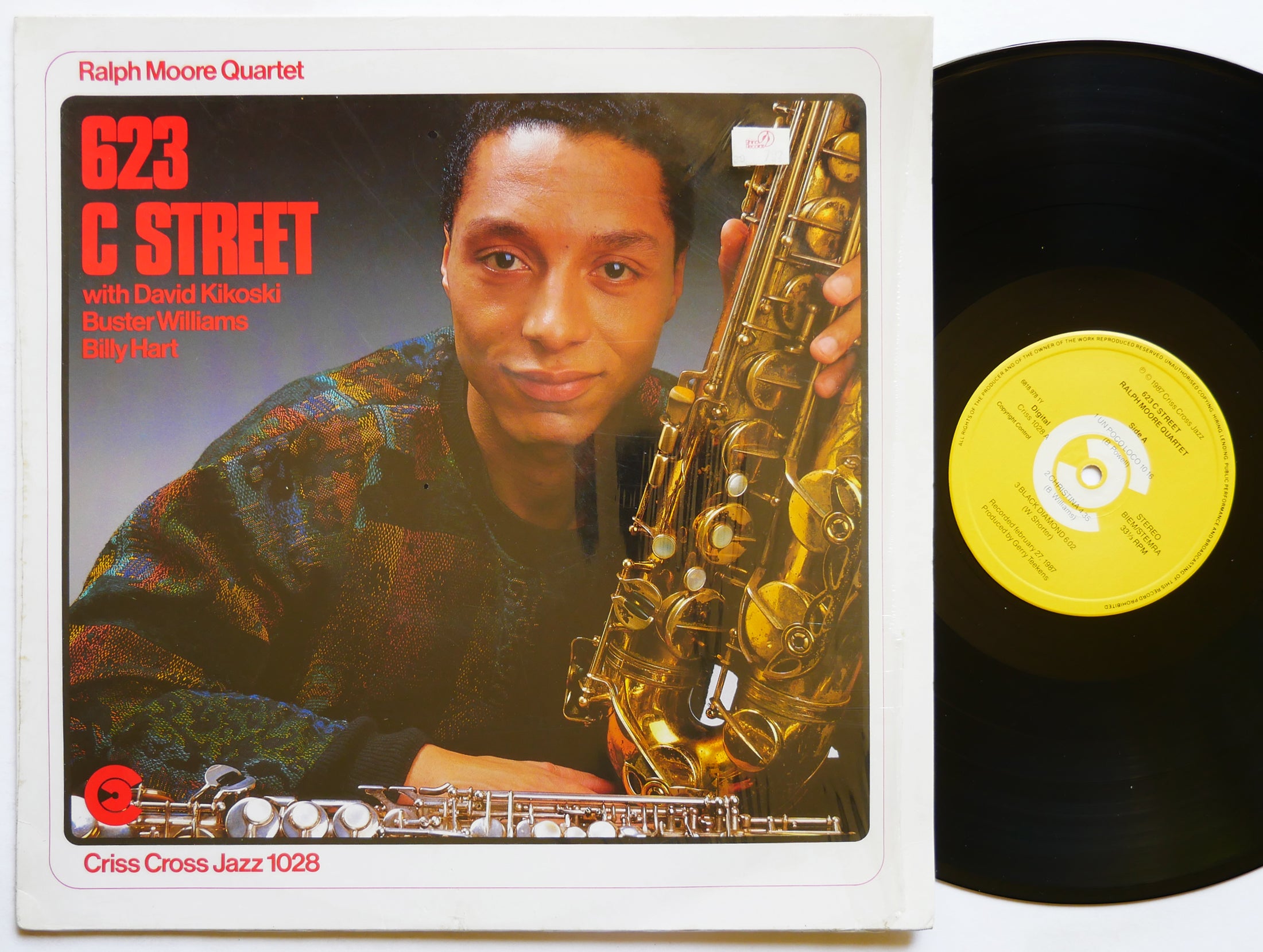 RALPH MOORE Quartet 623 C Street LP CRISS CROSS JAZZ 1028 NL '87 Buster Williams