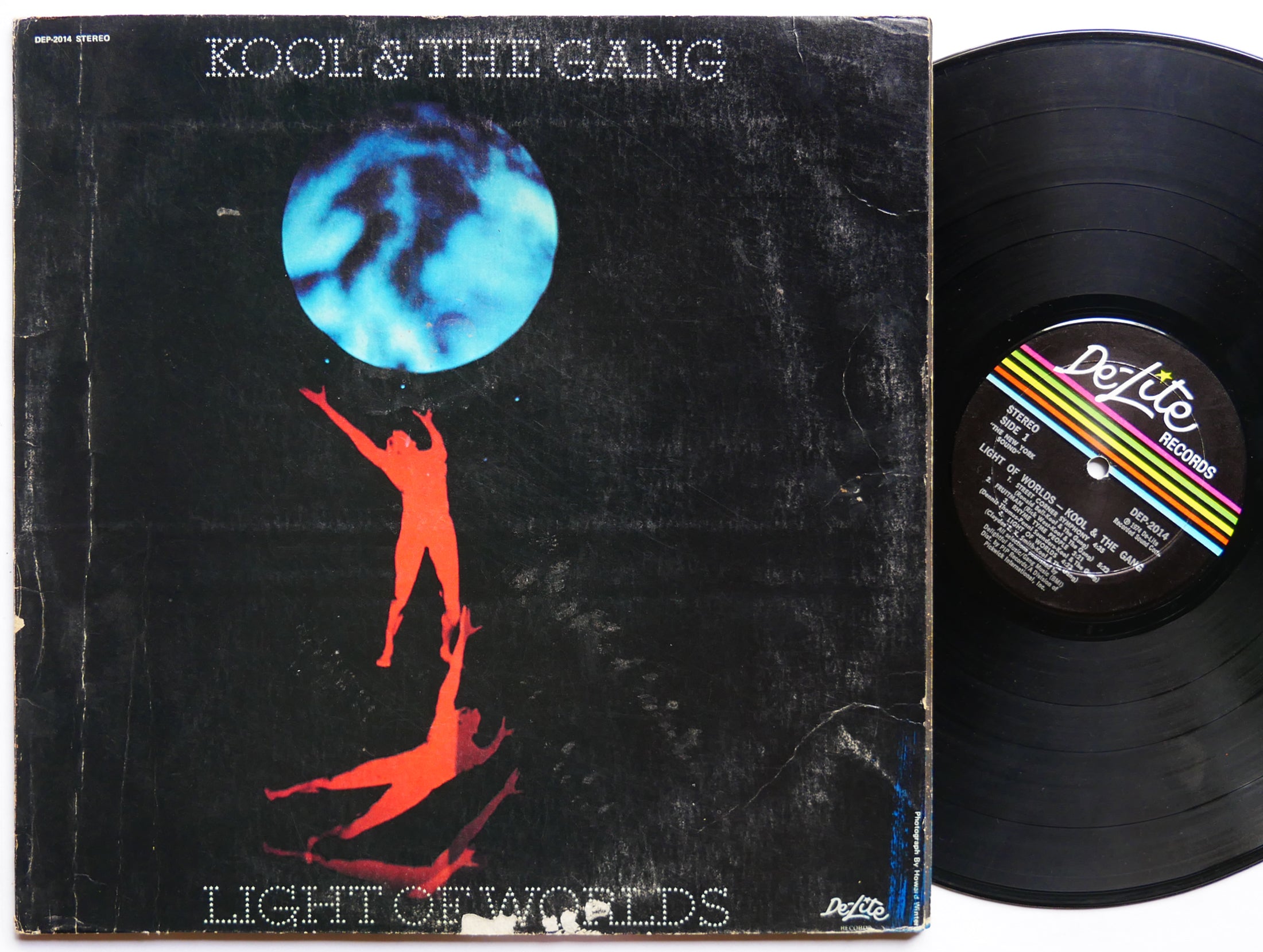 KOOL & THE GANG Light Of Worlds LP DE-LITE RECORDS DEP-2014 US 1974 Jazz Funk