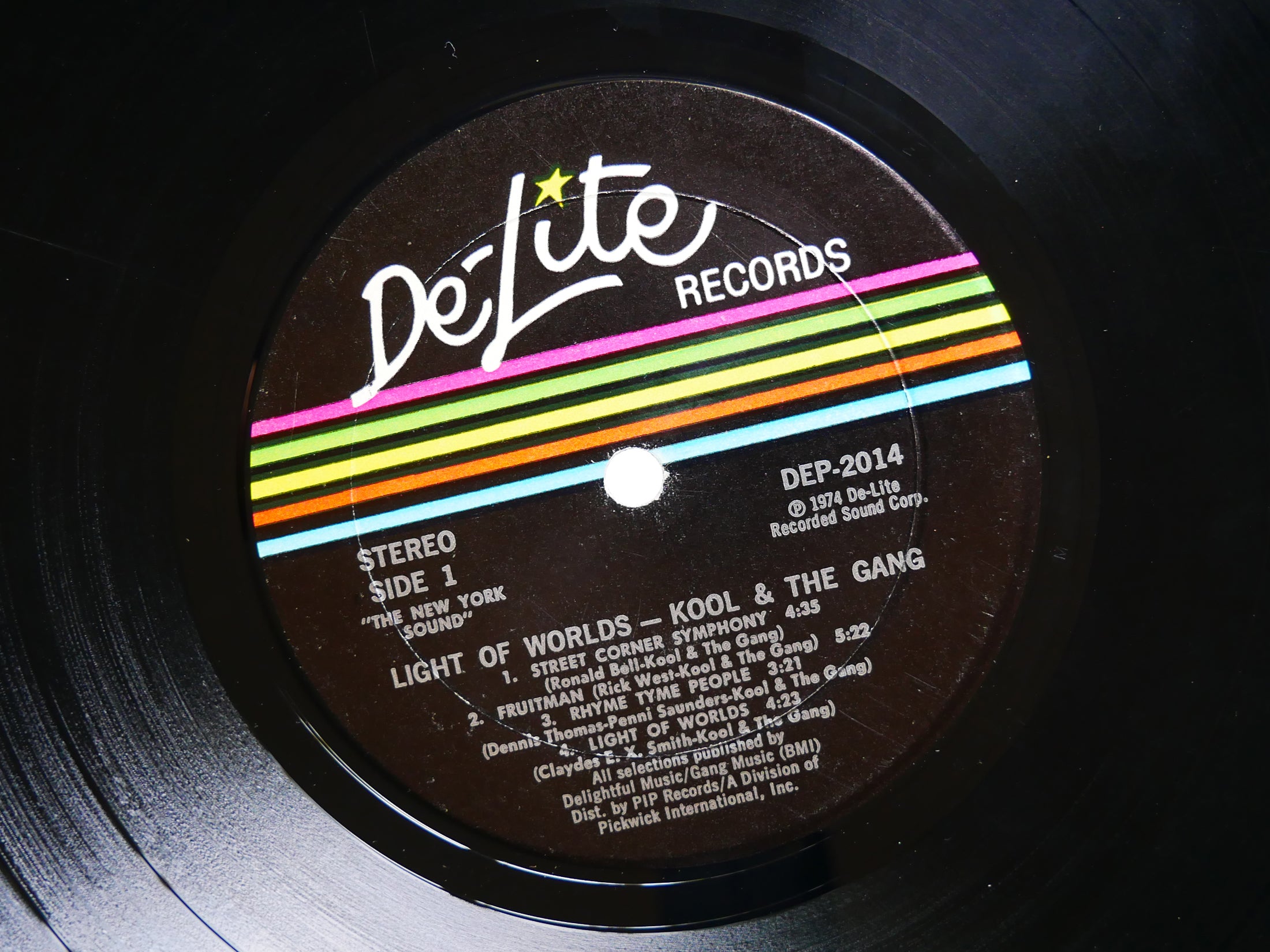 KOOL & THE GANG Light Of Worlds LP DE-LITE RECORDS DEP-2014 US 1974 Jazz Funk