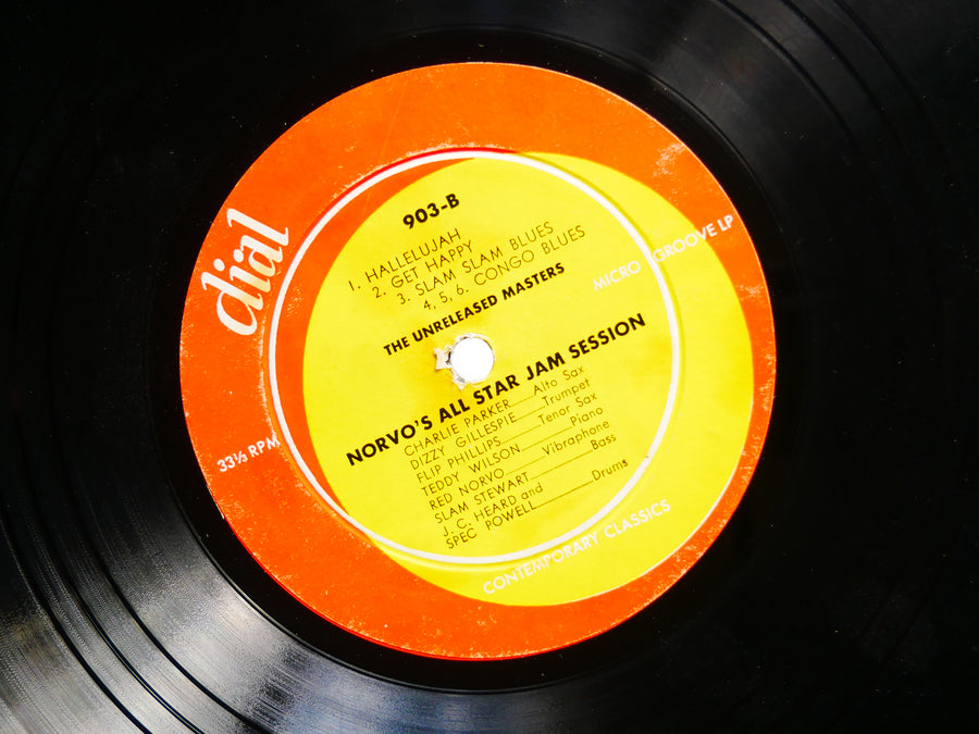 RED NORVO CHARLIE PARKER DIZZY GILLESPIE Fabulous Jam Session DIAL 903 MONO EAR