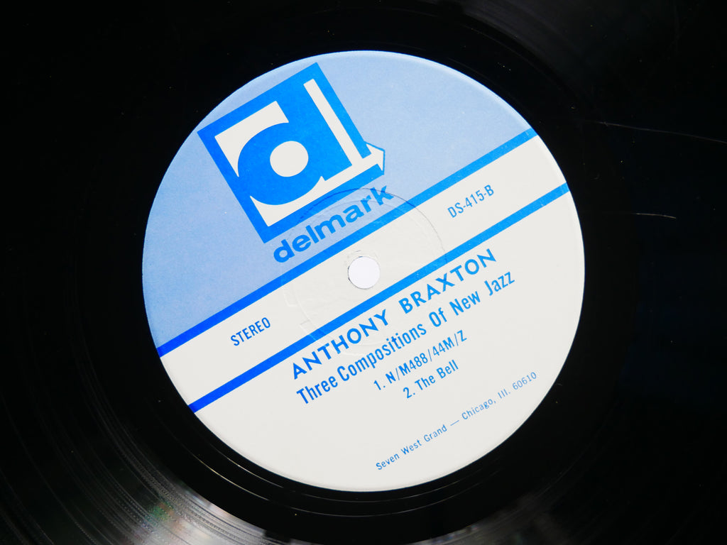 ANTHONY BRAXTON 3 Compositions Of New Jazz LP DELMARK RECORDS DS-415 US 1968