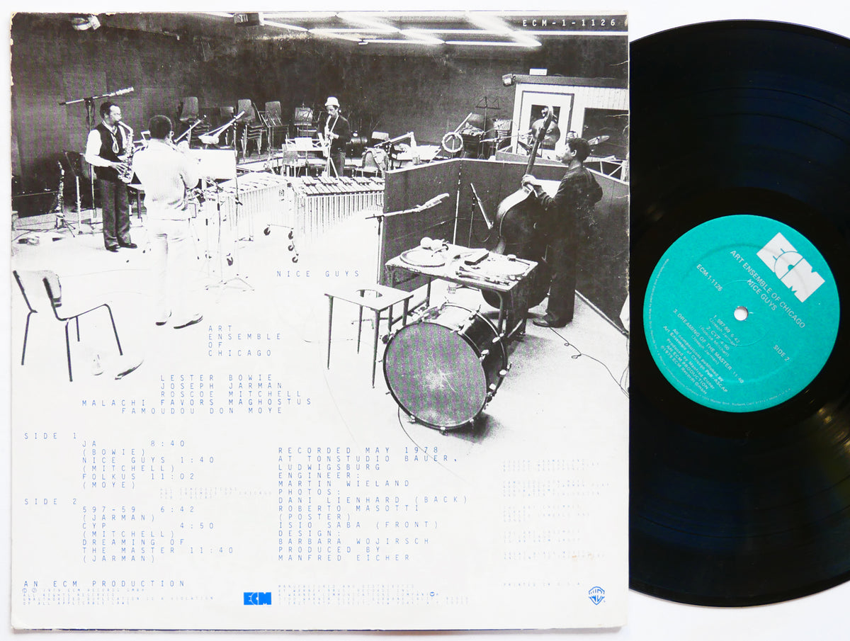 ART ENSEMBLE OF CHICAGO Nice Guys LP ECM RECORDS ECM-1-1126 US '79 Joseph Jarman