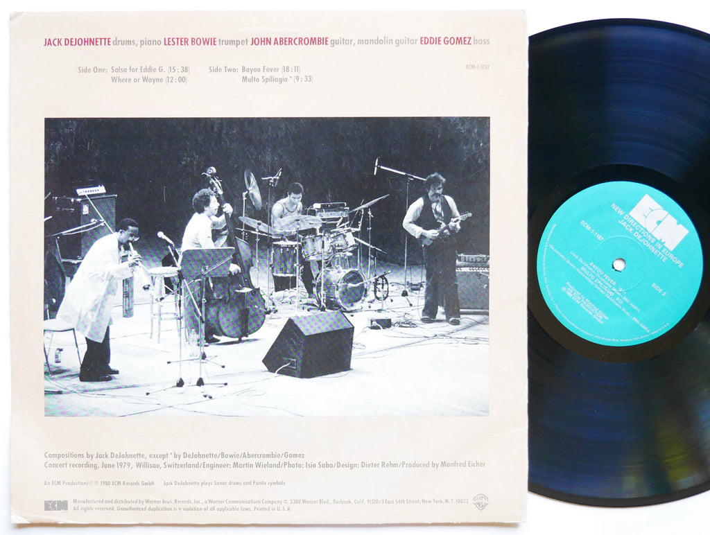 JACK DEJOHNETTE New Directions In Europe LP ECM ECM-1-1157 US 1980 Lester Bowie