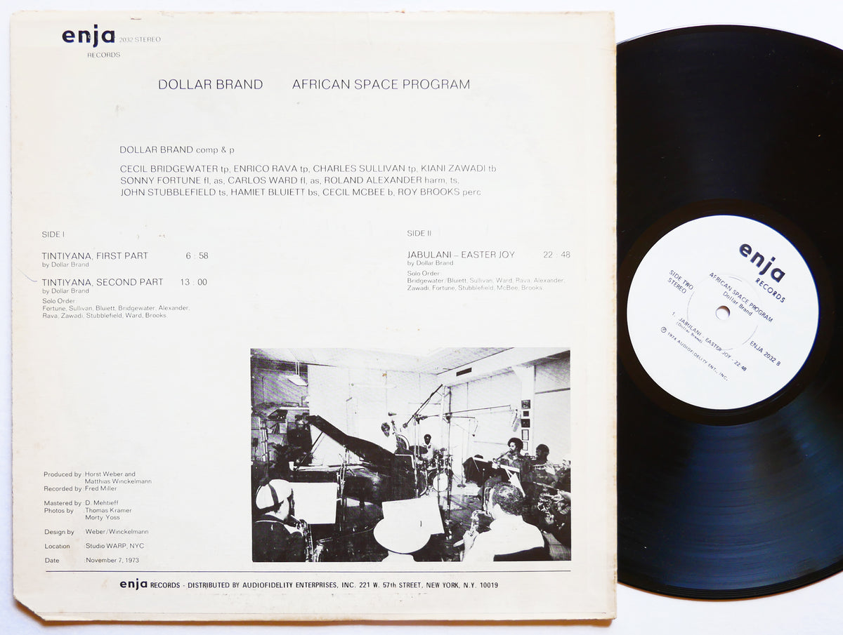 DOLLAR BRAND African Space Program LP ENJA 2032 US 1974 Cecil McBee Roy Brooks